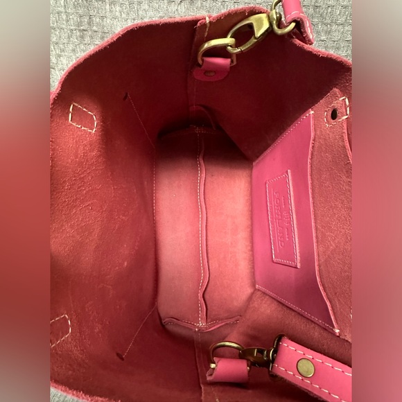 Portland Leather pink medium crossbody - Picture 12 of 16